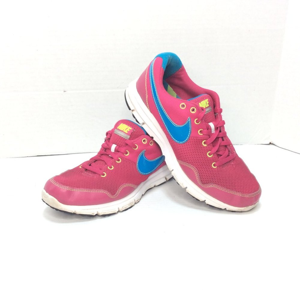 Nike Lunarfly Training Hot Pink Blue Lime 396049-643 Women's Size 8 Sneakers
